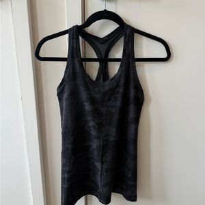 Lululemon Black Camouflage Women's Tank Top